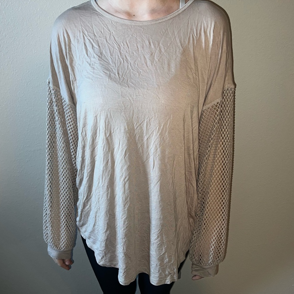 Light brown top